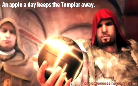 An سیب, ایپل A دن Keeps The Templar Away