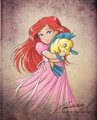Baby Ariel - childhood-animated-movie-heroines fan art