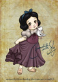 Baby Snow White - childhood-animated-movie-heroines fan art