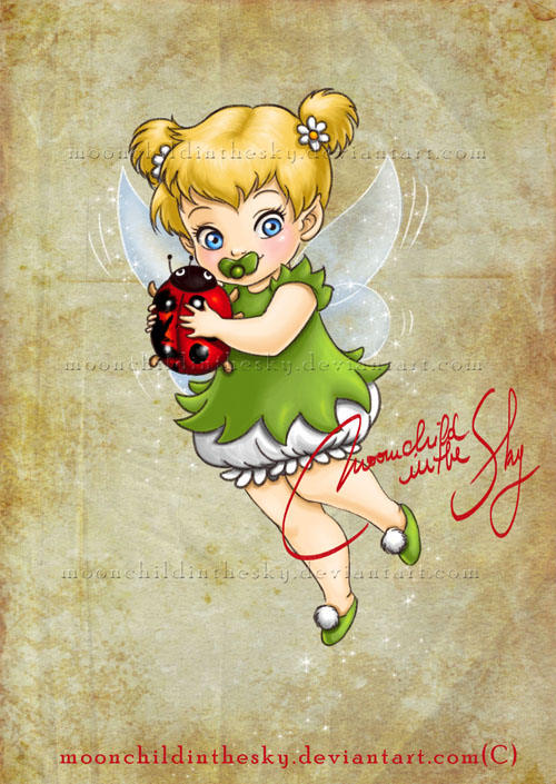 Baby Tinkerbell - Childhood Animated Movie Heroines Fan Art (33173598) -  Fanpop