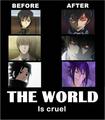 Cruel World... - anime photo