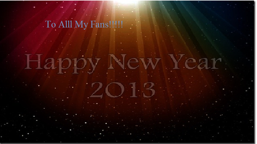 Happy New Years 2013