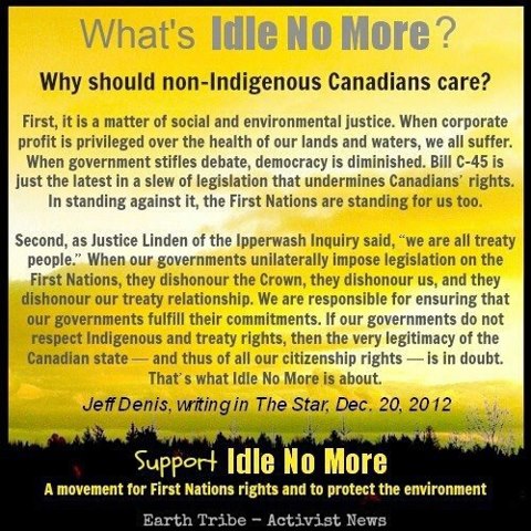 Idle no more