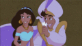 Jasmine and Aladdin - childhood-animated-movie-heroines fan art