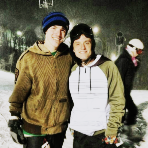 Josh with fan (12.22.2012)
