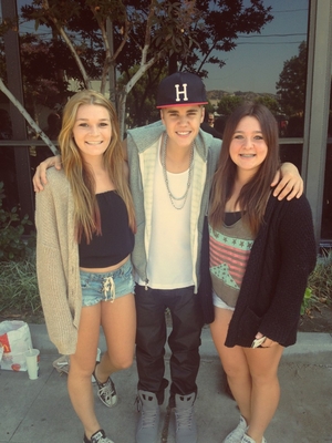 Justin With FANS