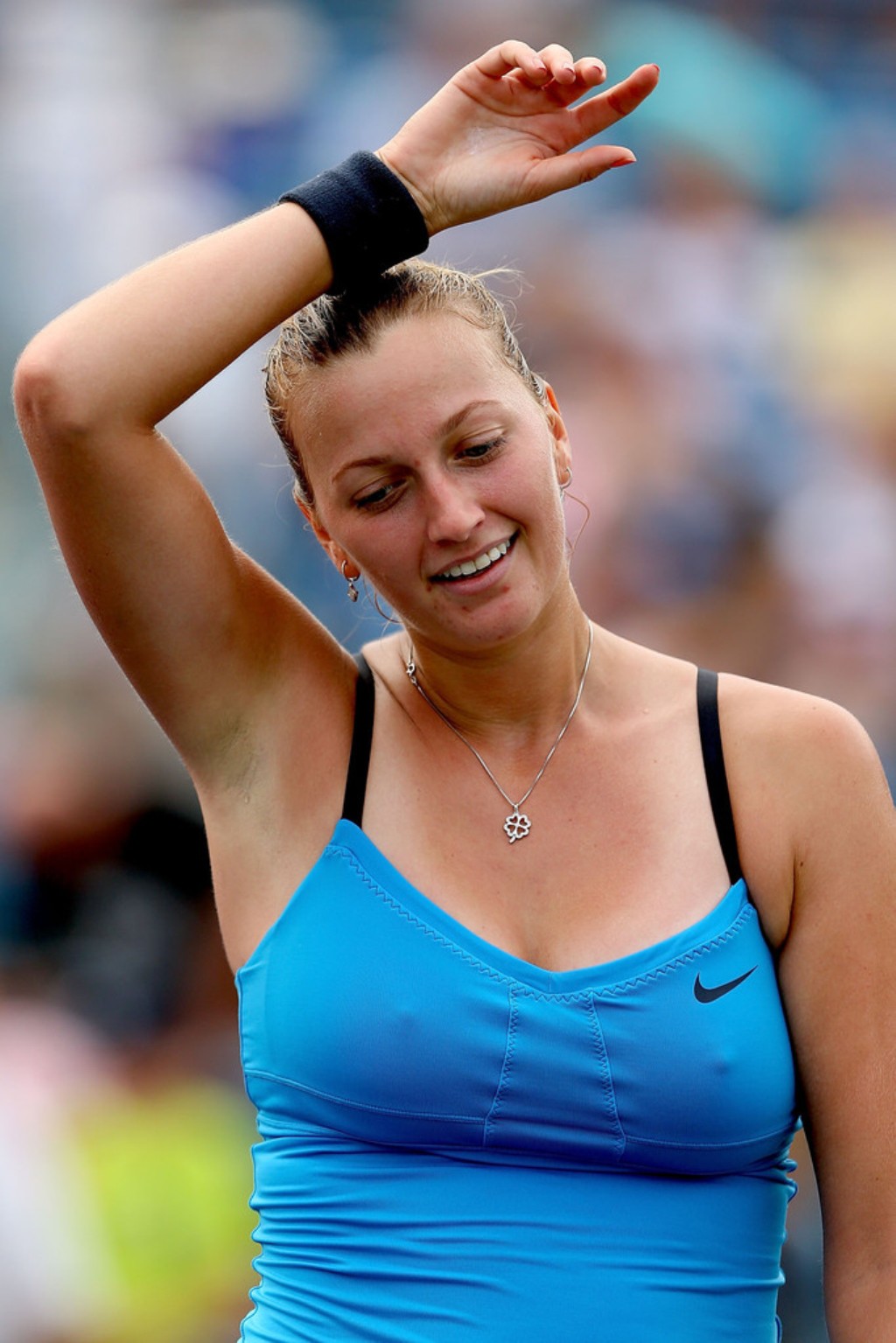 tenis Photo: Kvitova nipples.