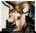 Loki and Hawkeye's arrow - loki-thor-2011 fan art