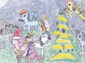 My Christmas Pony Drawing. Merry Christmas! - my-little-pony-friendship-is-magic photo