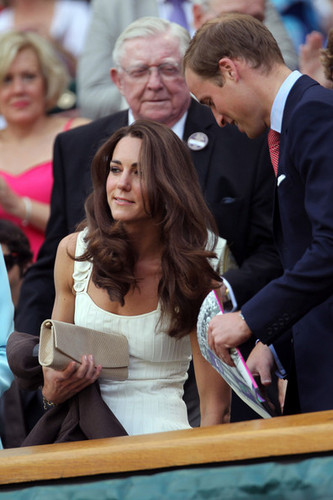  Prince William and Kate Middleton at Wimbledon
