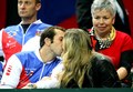 Radek Nicole hot kiss - tennis photo
