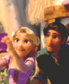Rapunzel and Flynn - childhood-animated-movie-heroines fan art