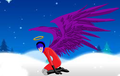 Snowy Angel - angels fan art