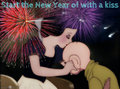 Start the New Year off with a kiss - disney-princess photo