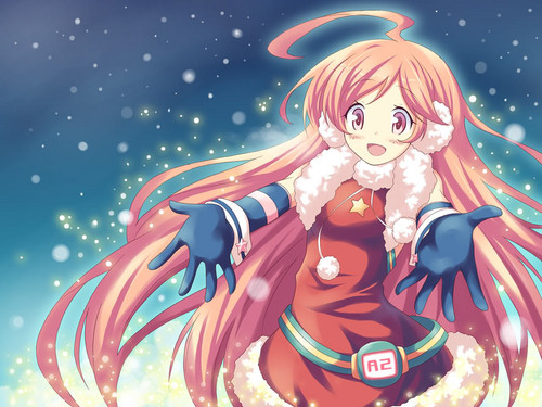  anime girl winter