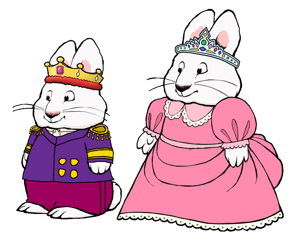 Fan Art of Emperor Max and Empress Ruby for fans of Max and Ruby. 