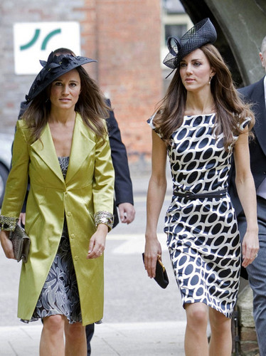  Kate and Pippa Middleton are Wedding Guests