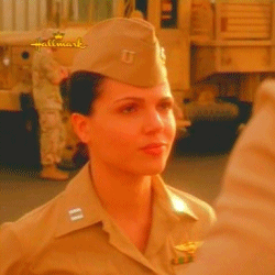 Lana in uniform