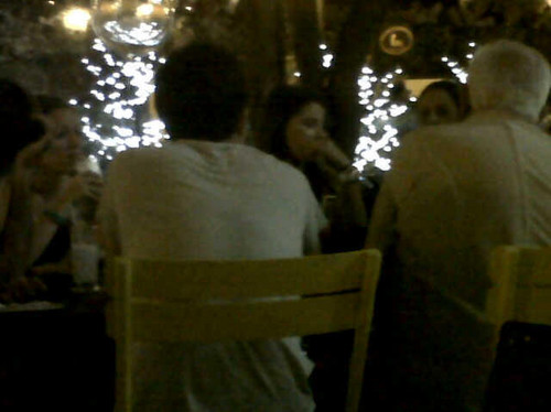 MAITE PERRONI IN A RESTAURANT IN CARTAGENA, COLOMBIA (JANUARY 1)