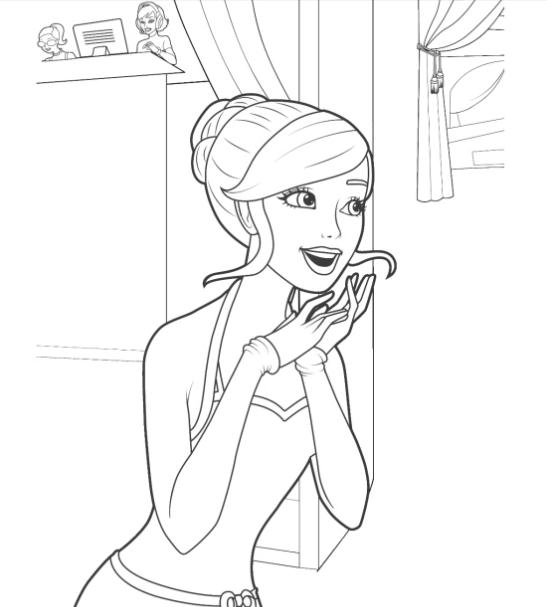 Pink Shoes Coloring Pages - Barbie in the Pink Shoes Photo (33267060