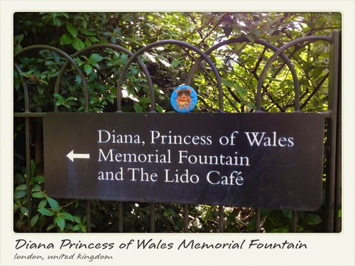  Princess of Wales Memorial فاؤنٹین, چشمہ
