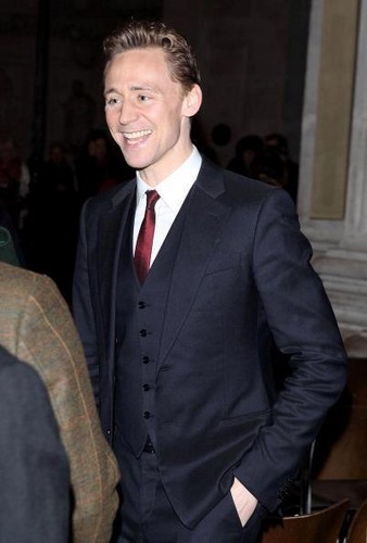 Tom at the Cancer Research Christmas Carol