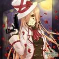 anime girl with roses - anime photo