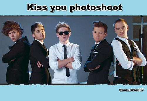  one direction,Kiss 你 photoshoot