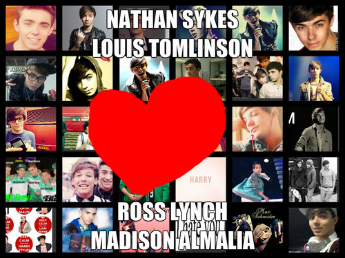  the wanted,1D, iconic boyz,ross lynch