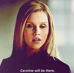  "Caroline will be there"