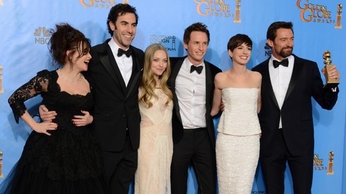  3 Golden Globes for Les Miserables!!!