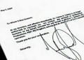 A Business Letter Signed By Michael - michael-jackson photo