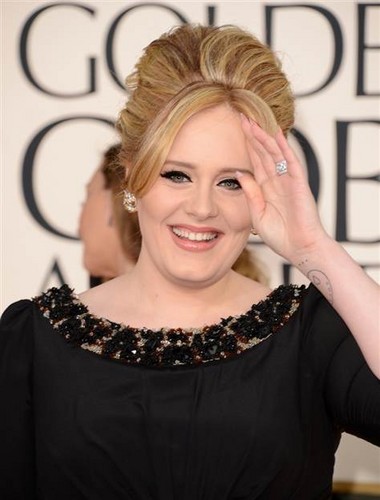  Adele at the 2013 Golden Globes