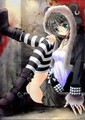 Anime Girl- Goth - anime photo