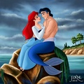 Walt Disney Fan Art - Princess Ariel & Prince Eric - disney-princess fan art