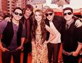 BTR AND MILEY<3 - miley-cyrus photo