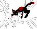 Bloodpelt Killing Iceclaw - make-your-own-warrior-cat fan art
