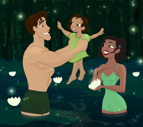  迪士尼 Princess Families by: Grodansnagel