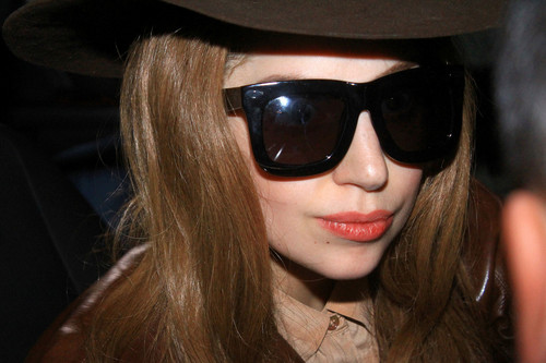 Gaga on her way to Staples Center (Jan. 21)