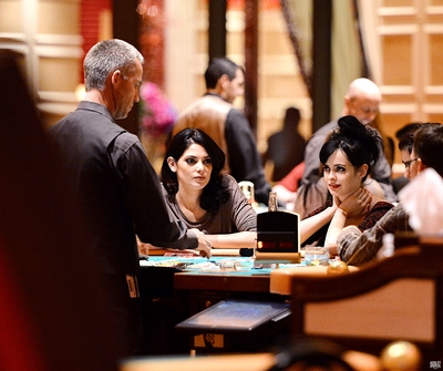  January 16 - Playing some Blackjack at the Wynn Casino with Krysten Ritter in Las Vegas