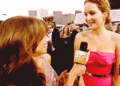 Jennifer Lawrence at the Golden Globes - jennifer-lawrence fan art