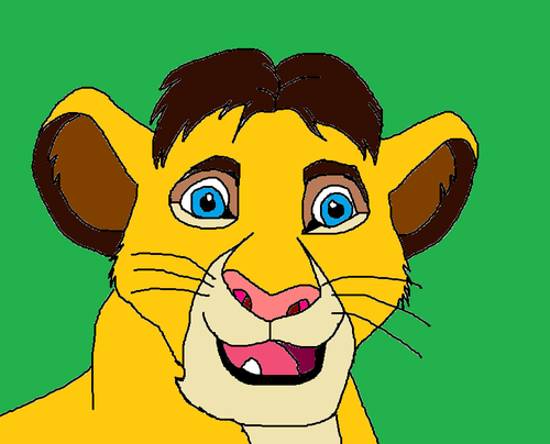 Lion cub drawing