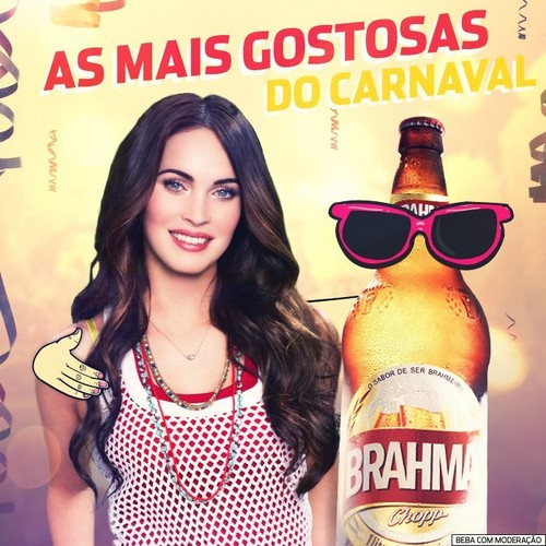  Megan for Brahma пиво Promotional Shoot