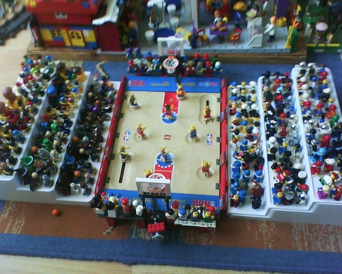  The new NBA mpira wa kikapu season kicks off in Legoland!!