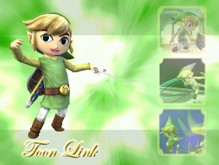  Toon Link fondo de pantalla