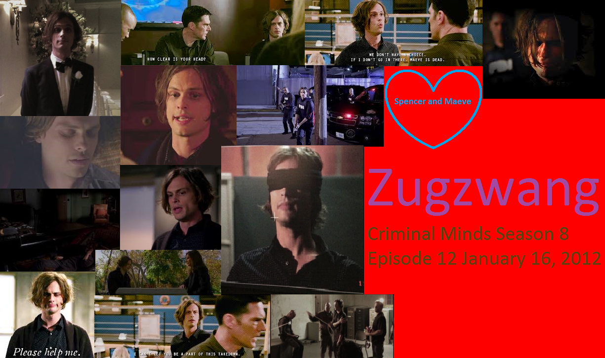 Criminal Minds Zugzwang 8x12, Criminal Minds Zugzwang 8x12, By Criminal  Minds Fans