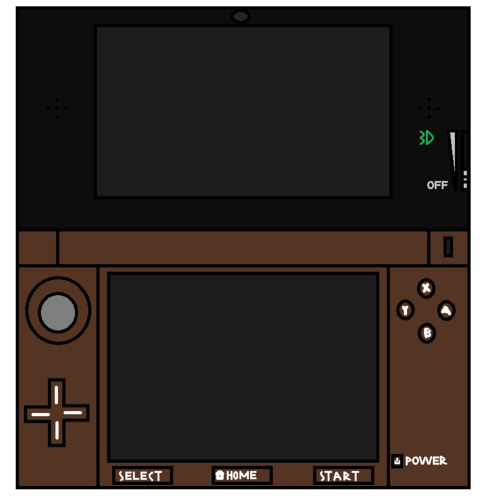 3DS chocolate brown