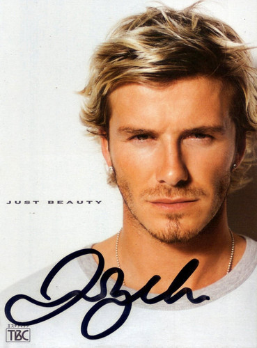  David Beckham Just beauty