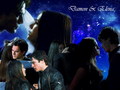 the-vampire-diaries - Elena & Damon wallpaper