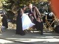 Ginny&Josh on set - once-upon-a-time photo